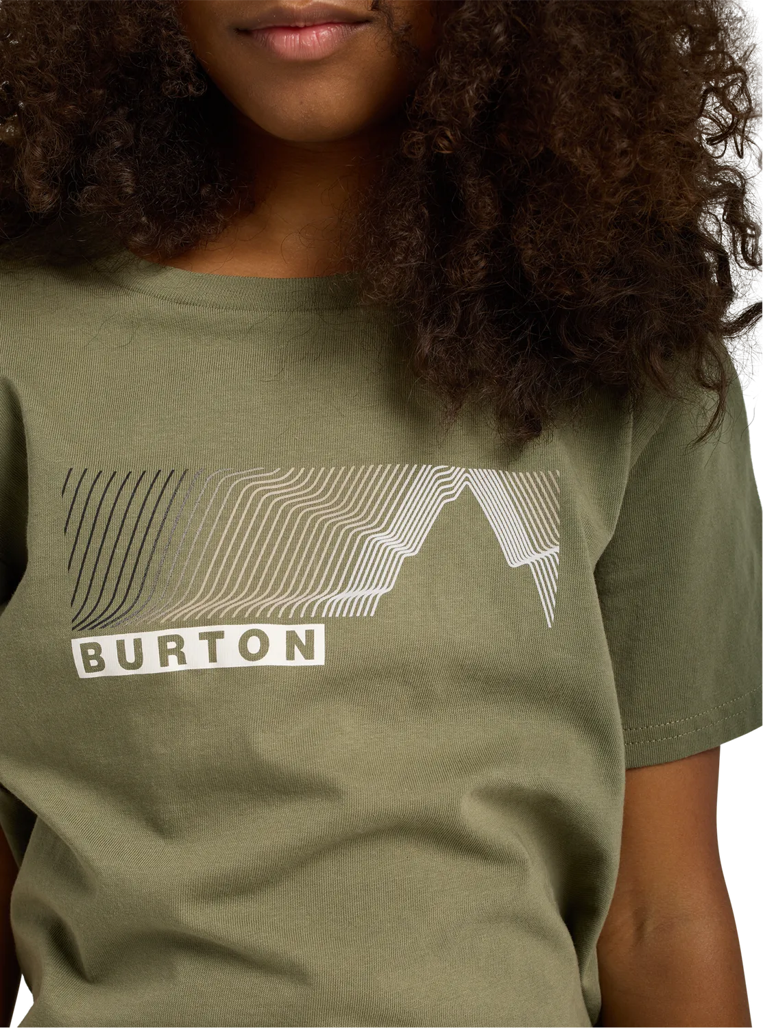 Burton Elmore t-shirt barn forest moss ekologisk
