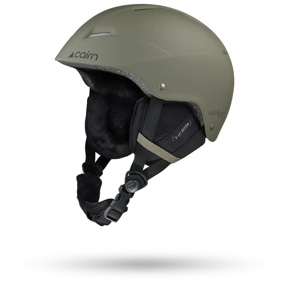 Cairn Android J Mat Khaki skidhjälm barn ABS