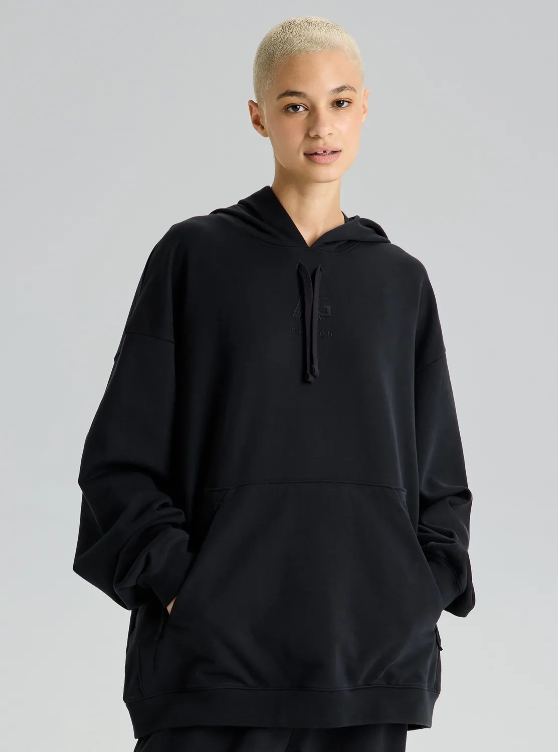 Burton AG Outfall Pullover hoodie True Black ekologisk