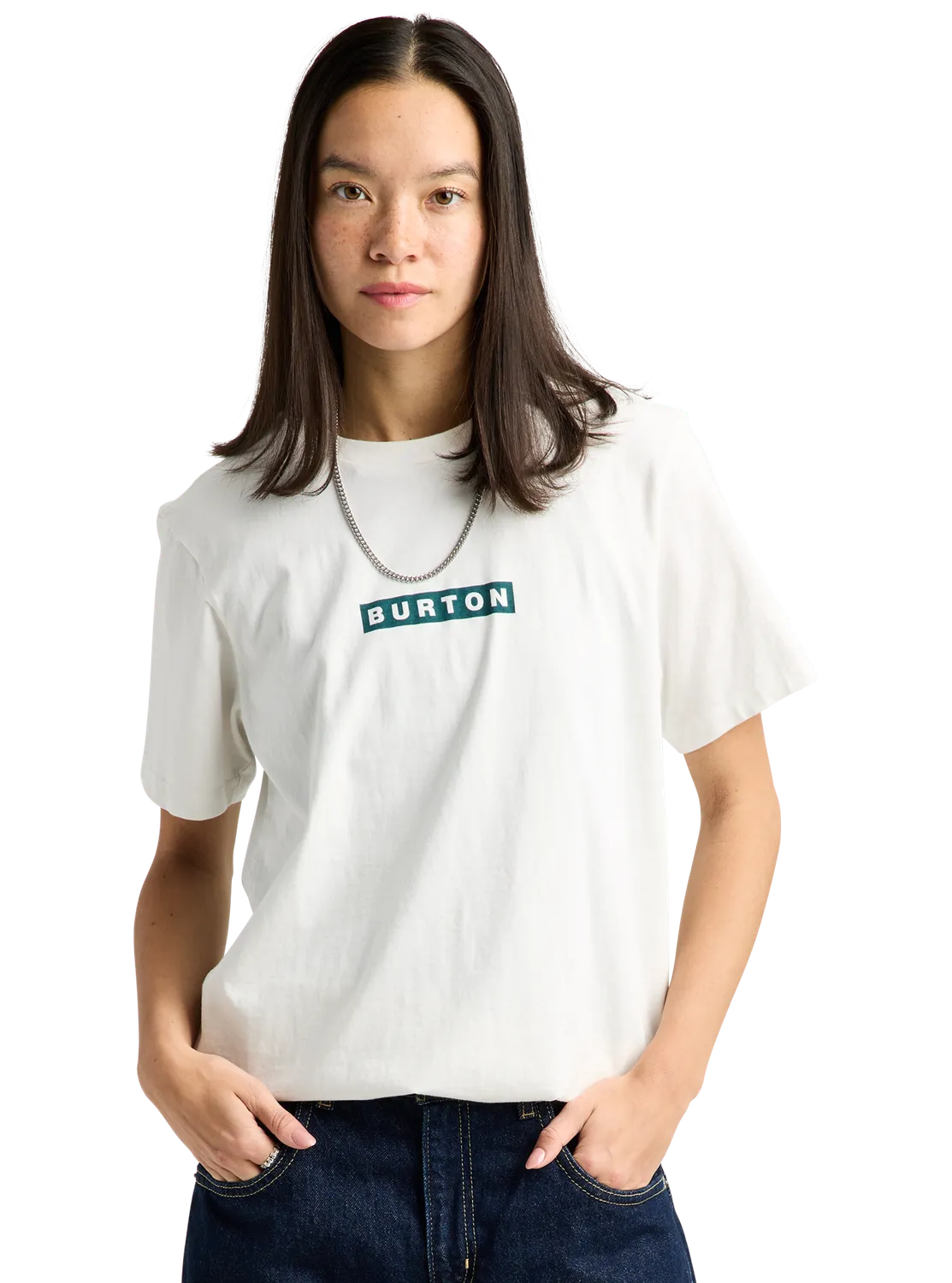 Burton Dejaview Short Sleeve t-shirt Stout White grafisk