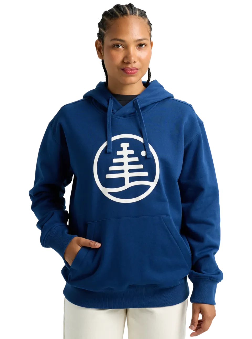 Burton Family Tree hoodie summit taupe bomull