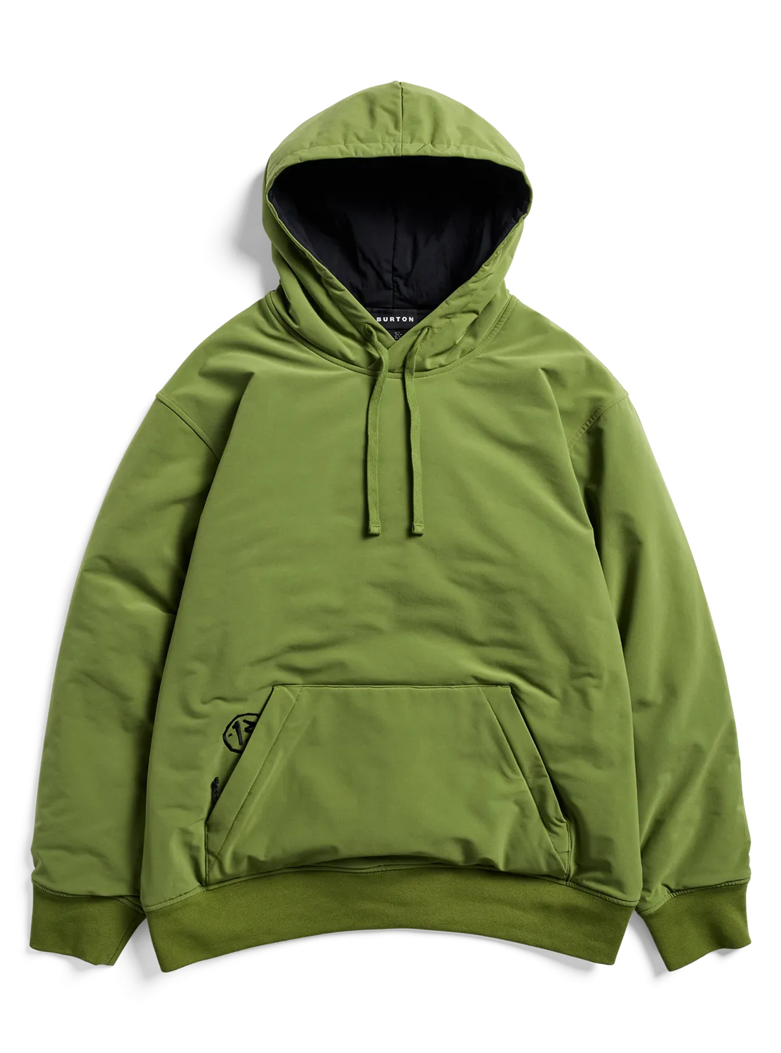 Burton Weather Resistant Insulated Pullover Hoodie Gray Cloud