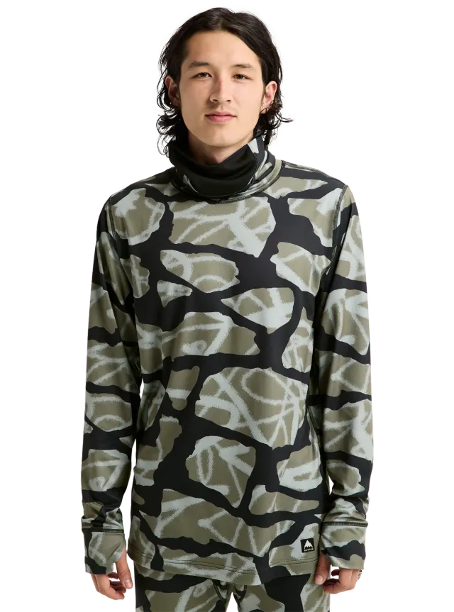 Burton Midweight Long Neck underställströja True Black mellanvarm