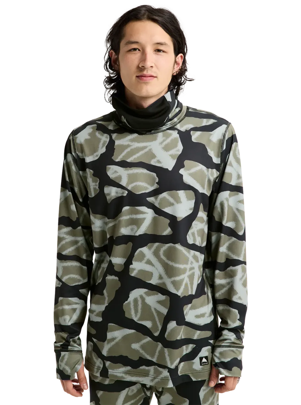 Burton Midweight Long Neck underställströja True Black mellanvarm