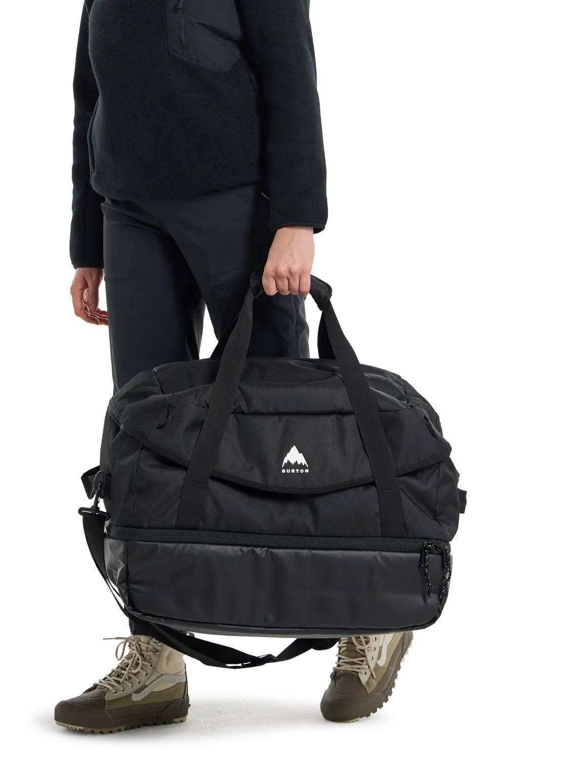 Burton Gig 70L duffelväska True Black med bootfack