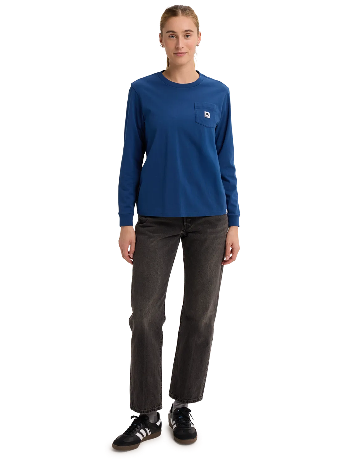 Burton Colfax långärmad t-shirt Nightfall ekologisk bomull
