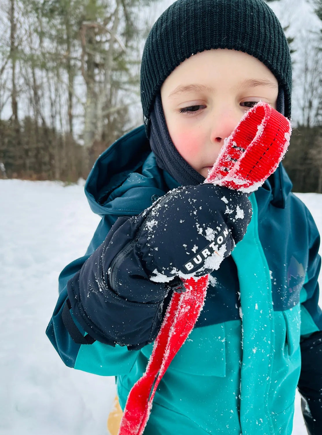 Burton Mini Mittens barnvantar Bubbles vattentäta