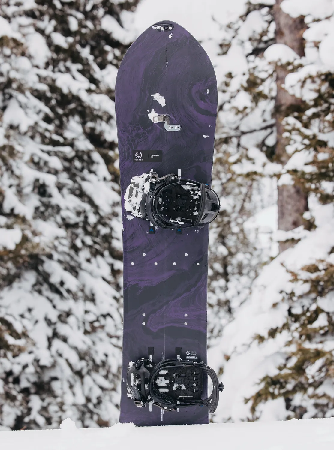 Burton 3D Fish splitboard 156 Flat Top puder