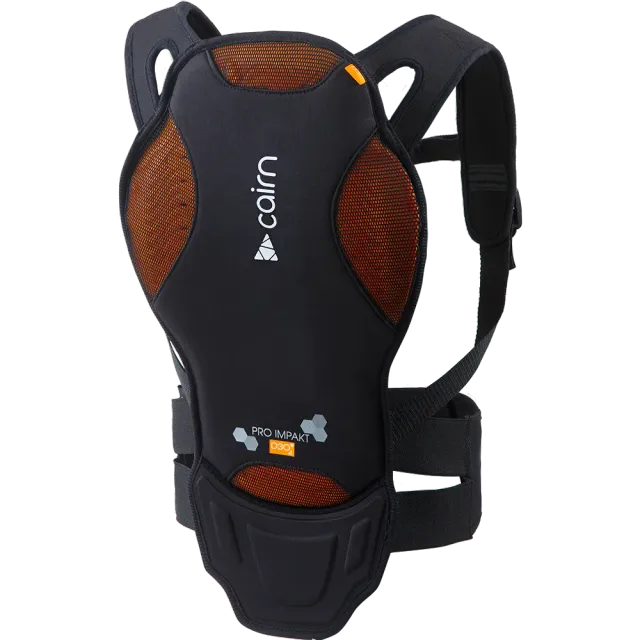 Cairn Pro Impakt D3O Black ryggskydd med midjebälte