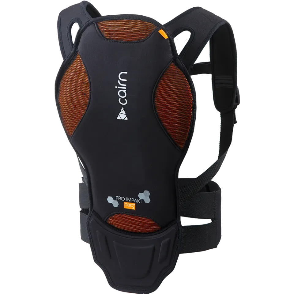 Cairn Pro Impakt D3O Black ryggskydd med midjebälte