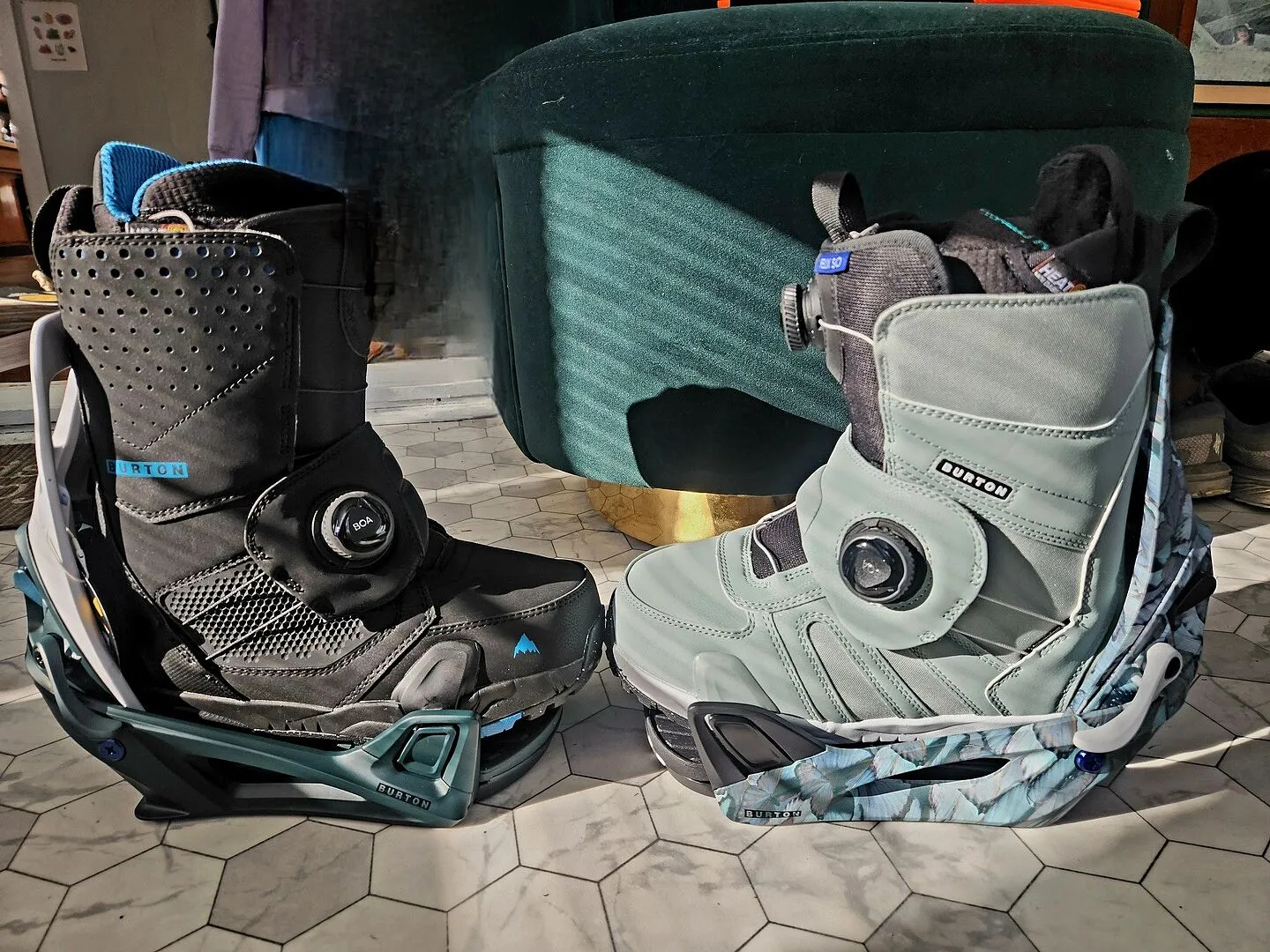 Burton Step On snowboardbindning dam Black M