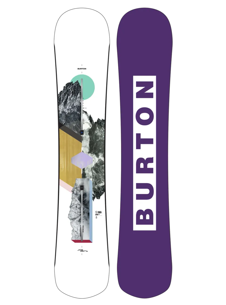 Burton Hideaway Flat Top snowboard dam 148 medelflex