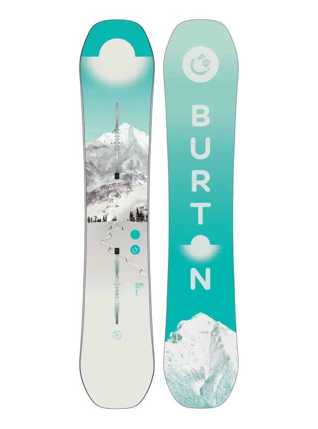 Burton Feelgood Flying V snowboard First Tracks 149