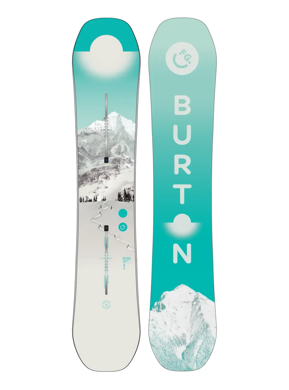 Burton Feelgood Flying V snowboard First Tracks 149