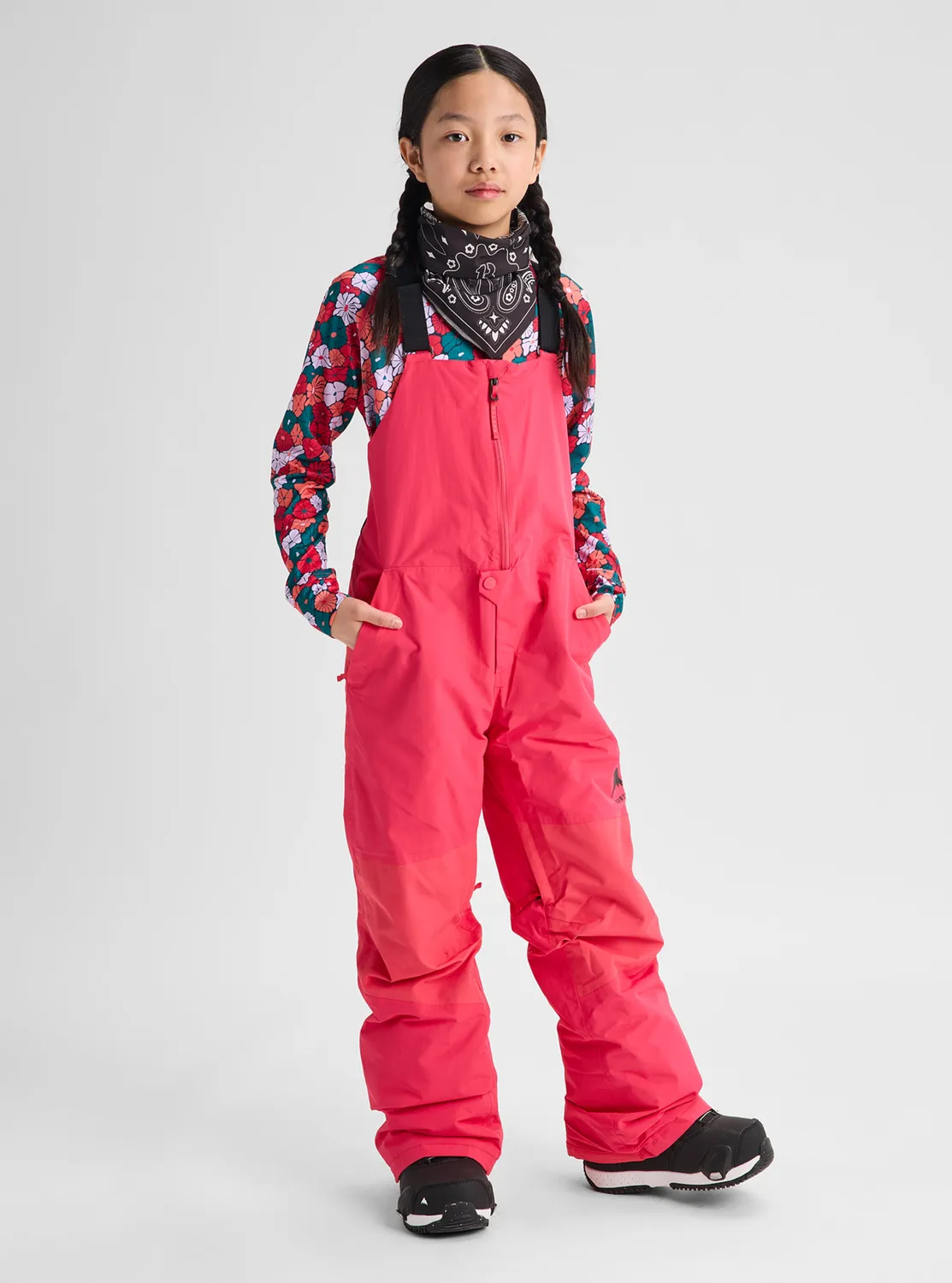 Burton Skylar 2L bib-byxor barn True Black vattentät