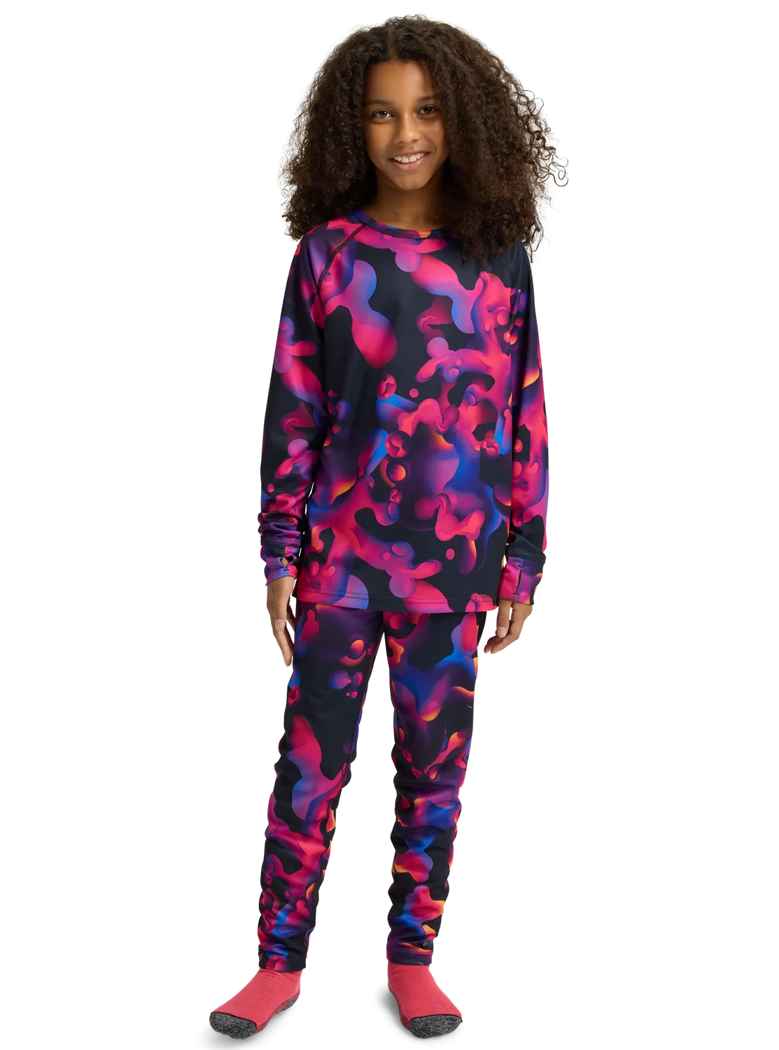 Burton Lightweight Base Layer Set underställ barn Lava Lamp