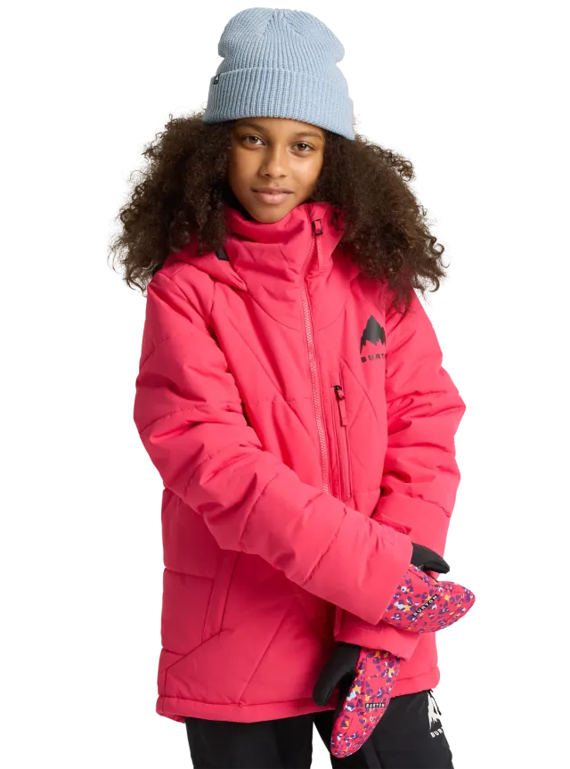 Burton Spindal 2L skidjacka barn Azalea Pink isolerad
