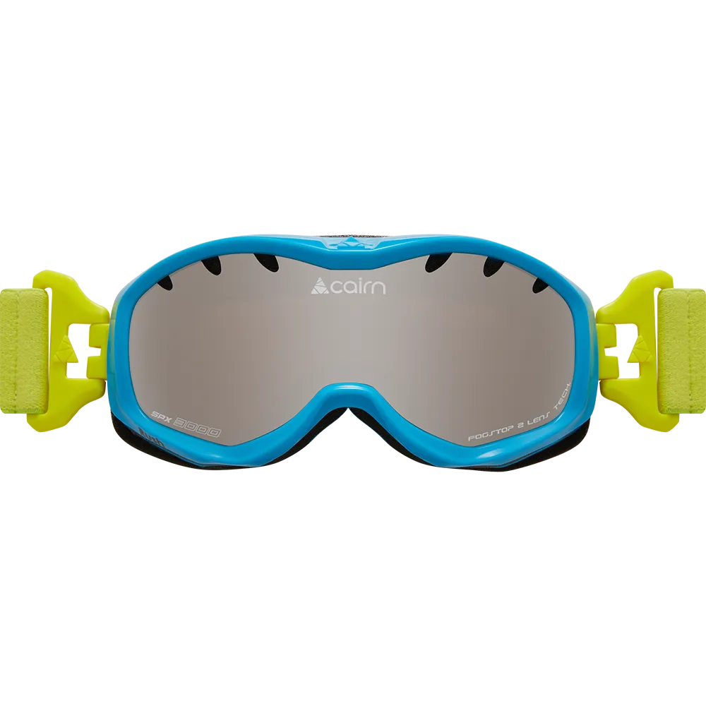 Cairn Rush SPX3 skidglasögon shiny azure lemon junior