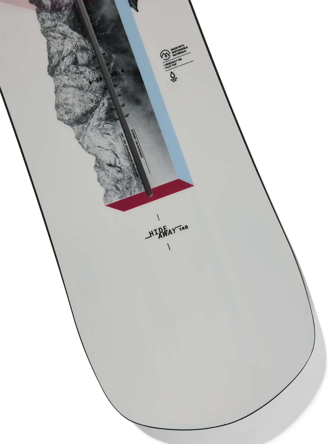 Burton Hideaway Flat Top snowboard dam 148 medelflex