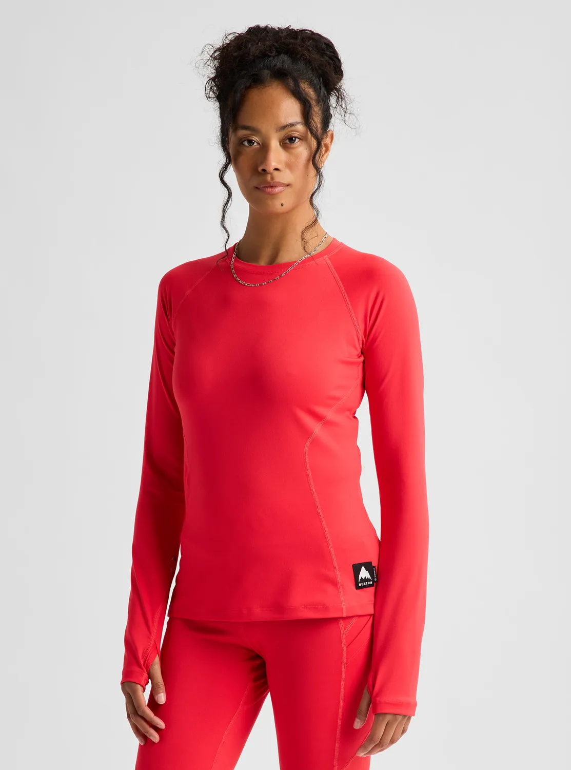 Burton Synthetic Midweight Base Layer Crew True Black dam