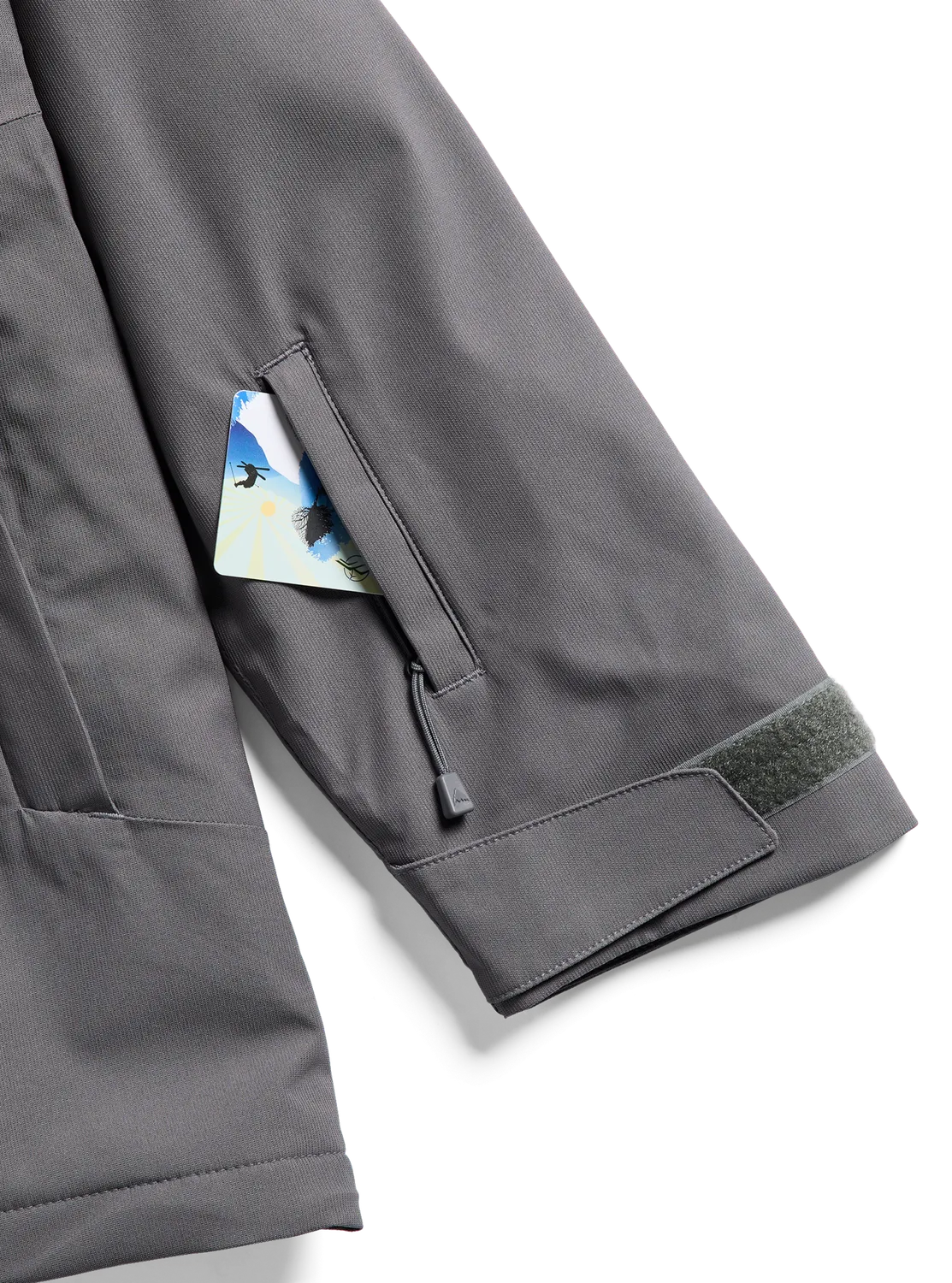 Burton Ridge 2L isolerad skidjacka dam Gotham Gray