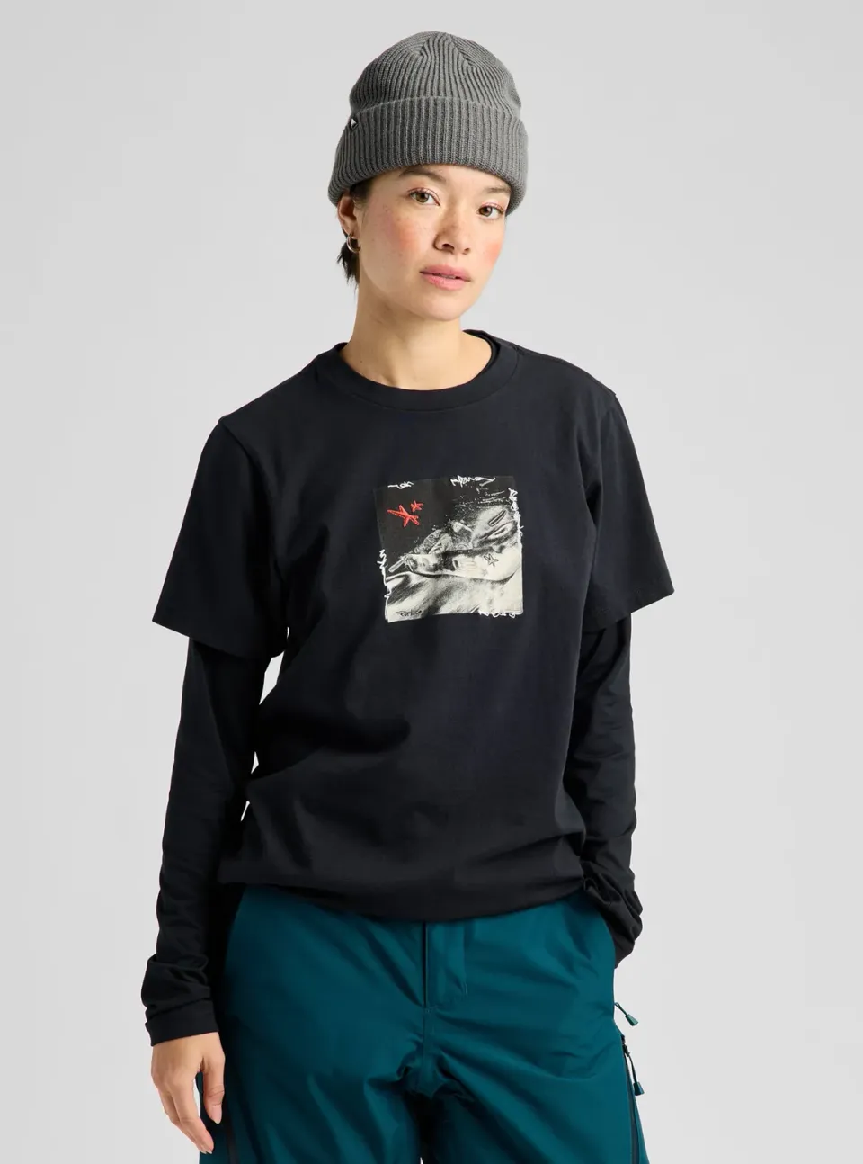 Burton Rider 27 t-shirt true black kortärmad