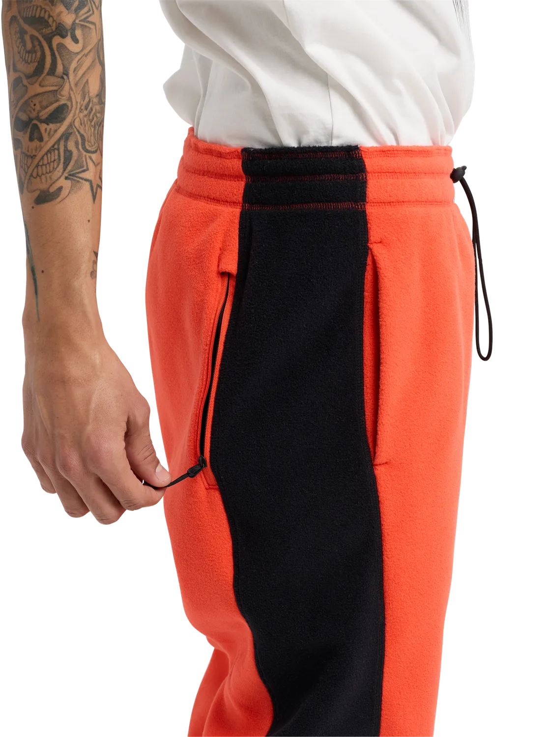 Burton Cinder fleecebyxa Fiesta Red True Black M