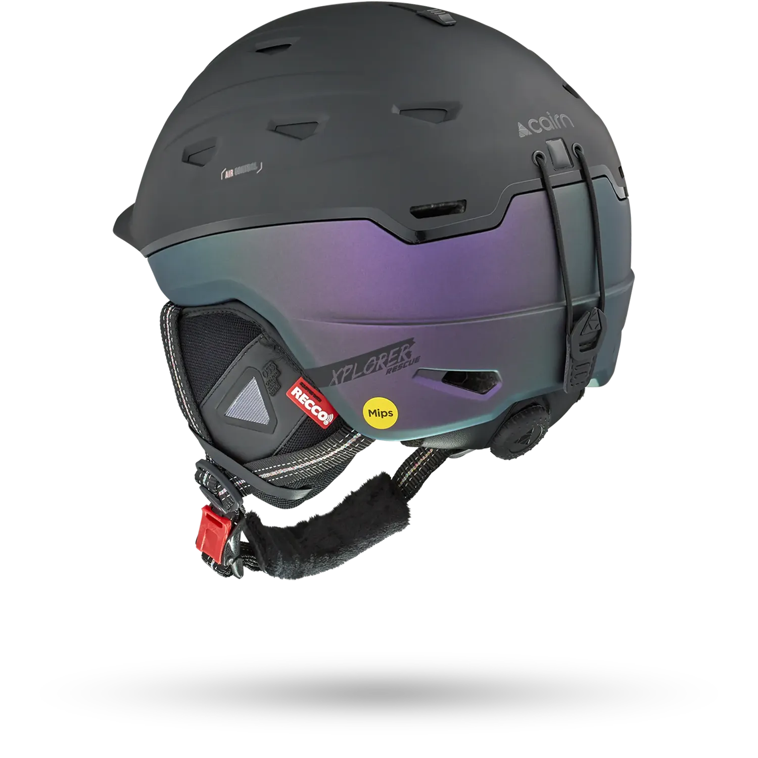 Cairn Xplorer MIPS Mat Black Cameleon skidhjälm MIPS RECCO