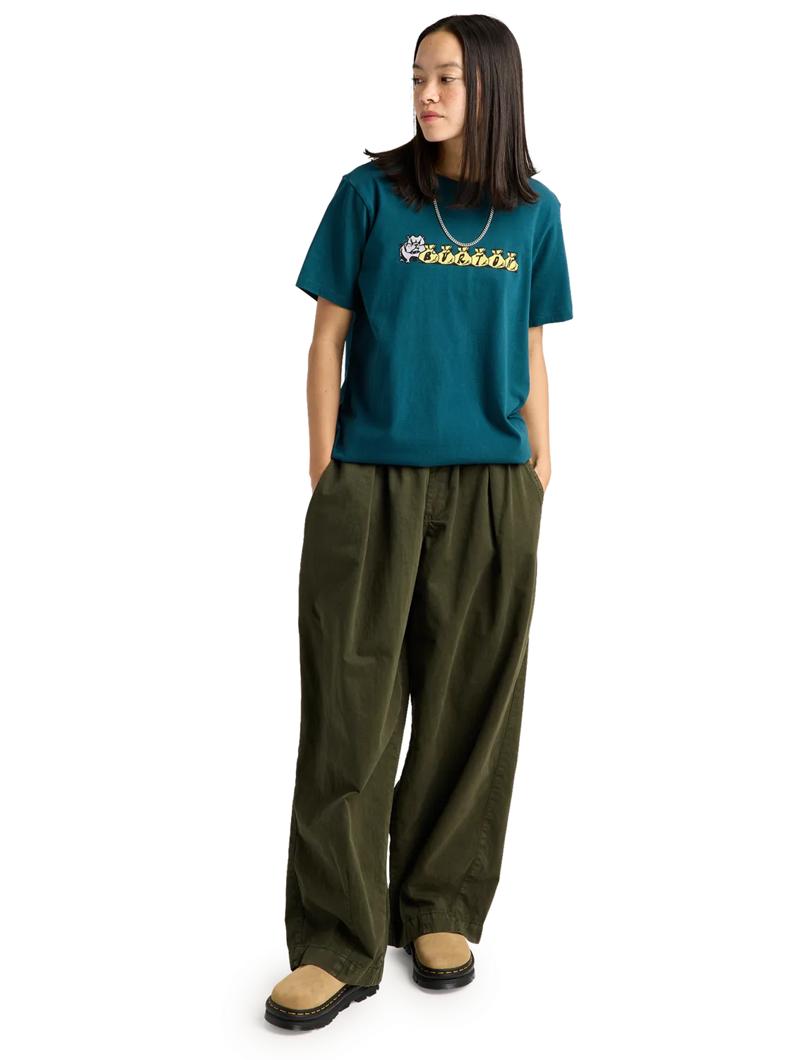 Burton Ransacked T-shirt Atlantic Teal ekologisk bomull