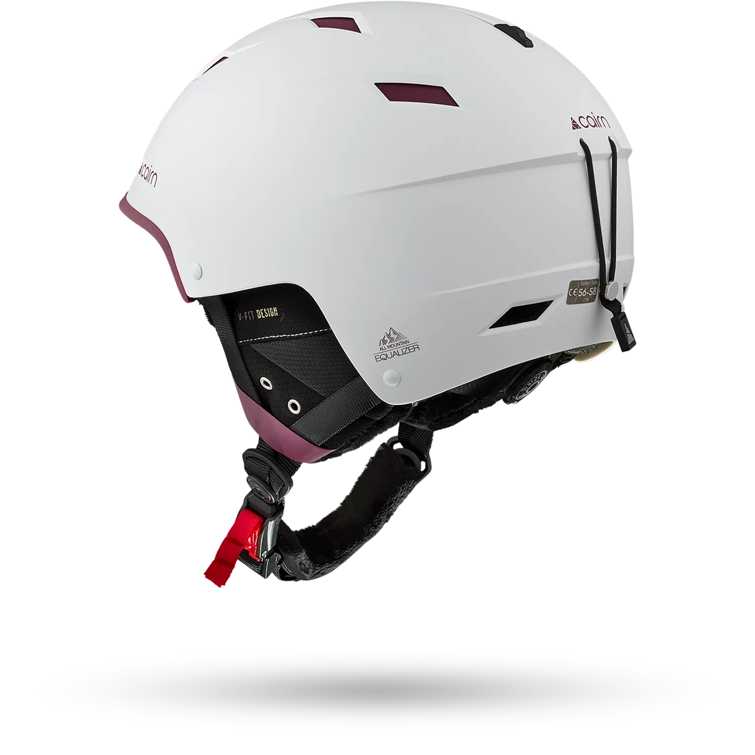 Cairn Equalizer Pure skidhjälm vit Dahlia RECCO