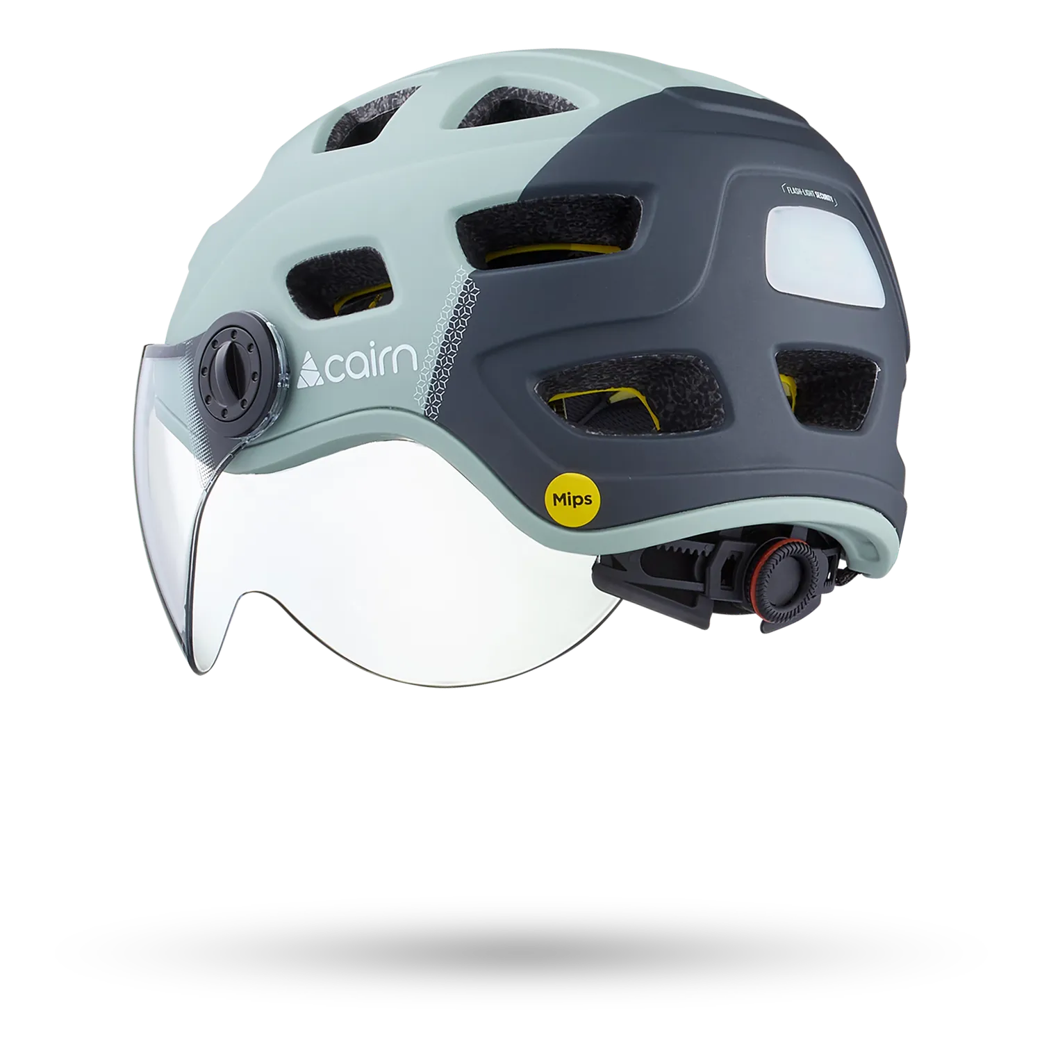 Cairn Quartz Visor MIPS cykelhjälm eucalyptus M