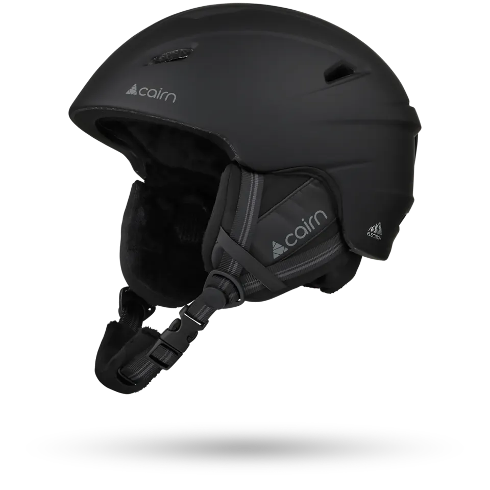 Cairn Electron skidhjälm Mat Black 55/56 lätt