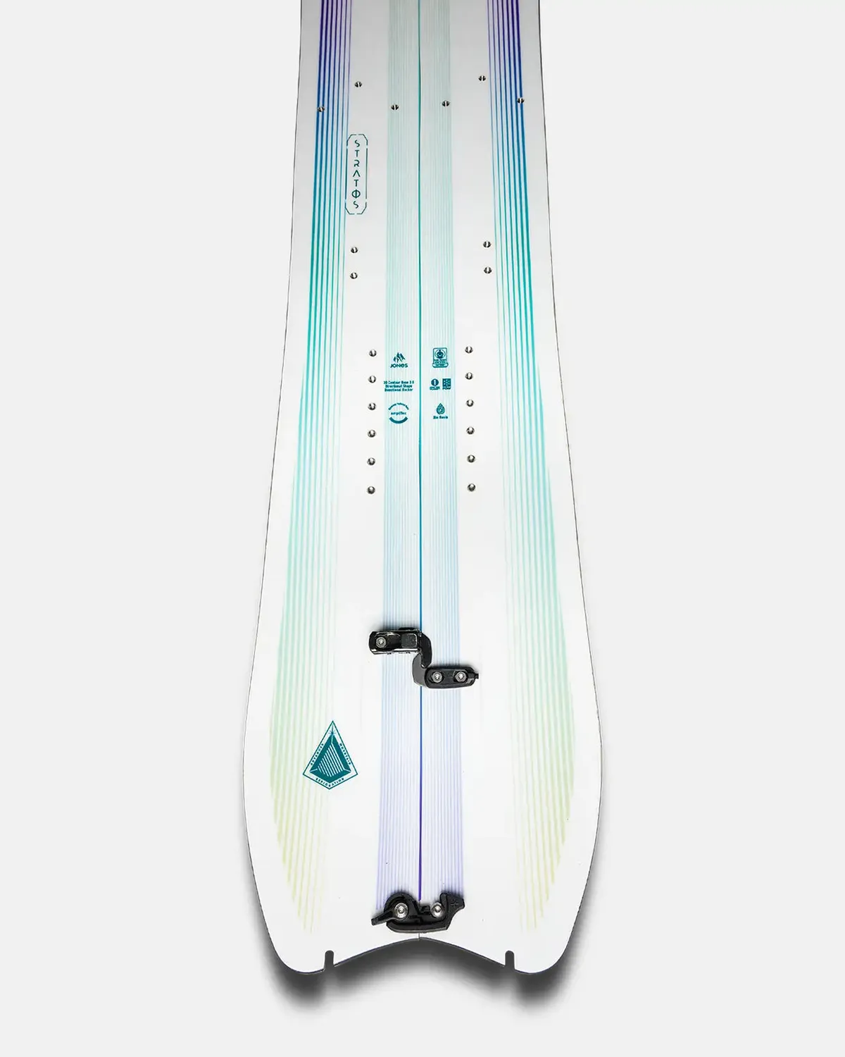 Jones Stratos splitboard dam 149 puderprofil