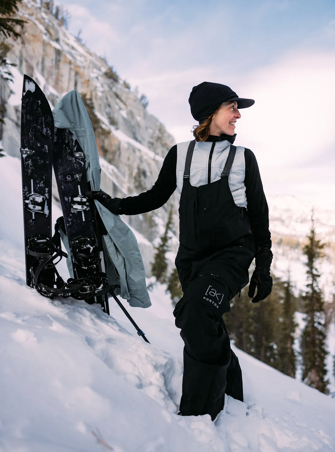Burton [ak] Kimmy GORE-TEX 3L bibbyxor Hot Tamale vattentäta
