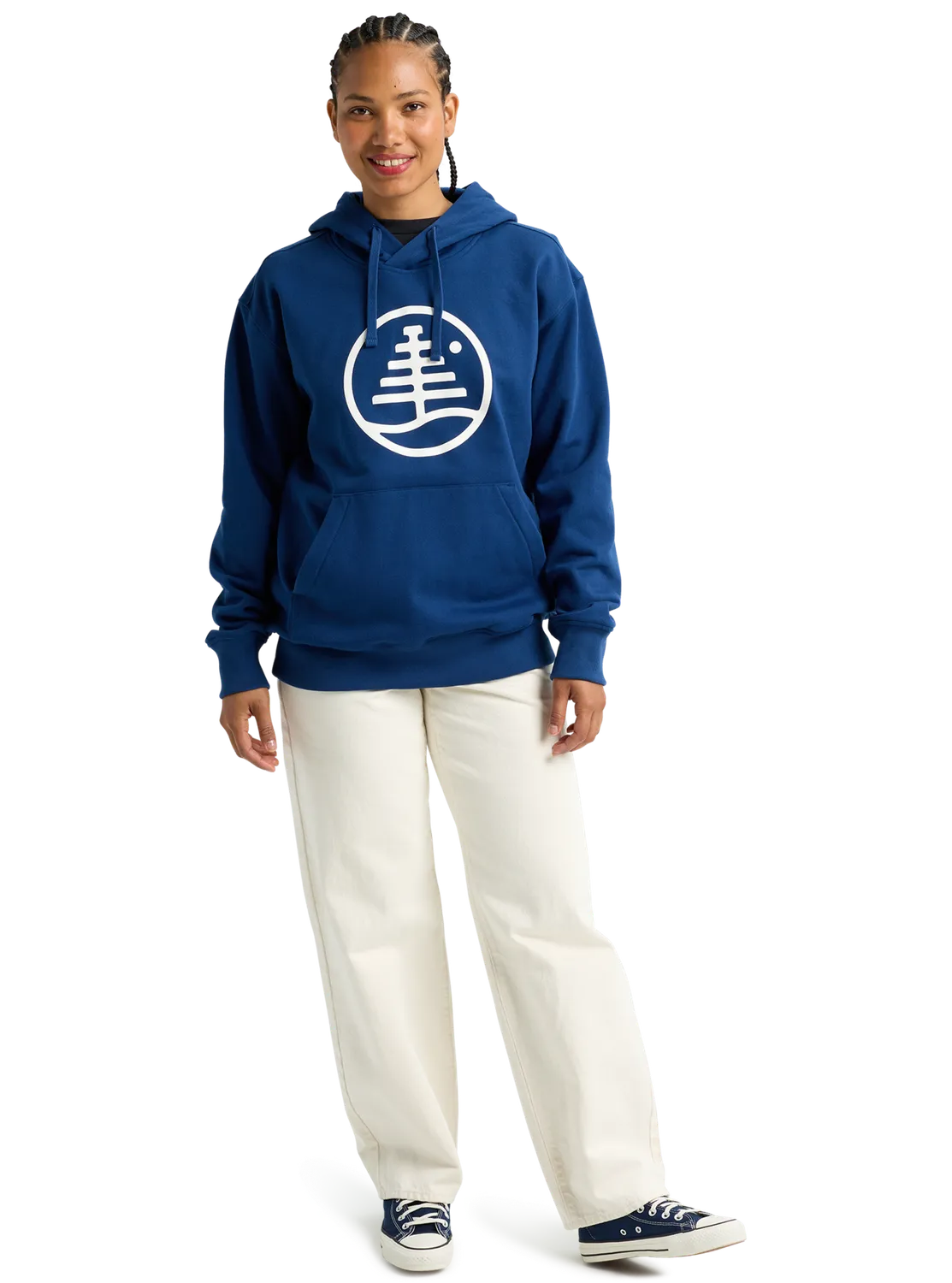 Burton Family Tree hoodie summit taupe bomull