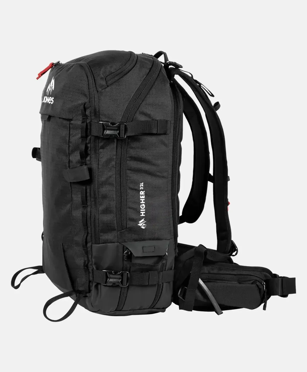 Jones Higher 32L ryggsäck Stealth Black teknisk tur