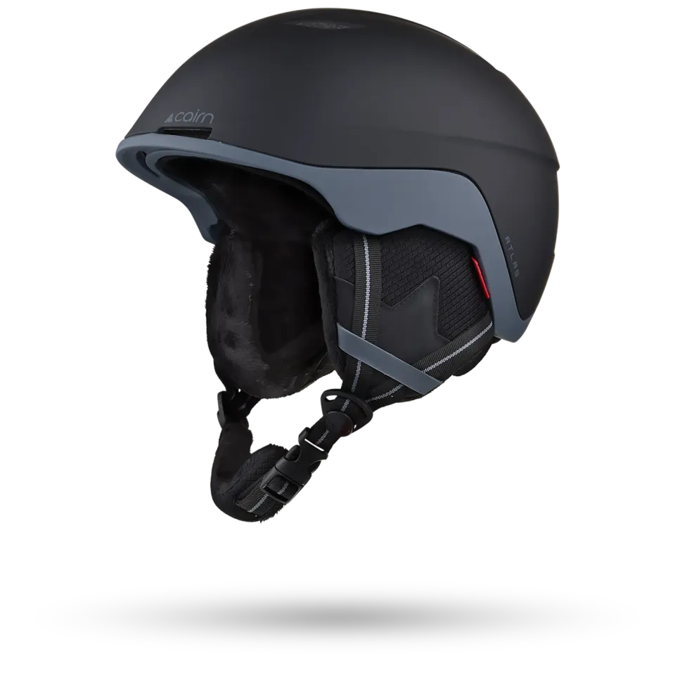 Cairn Atlas Pure mat black skidhjälm 54/56 Recco