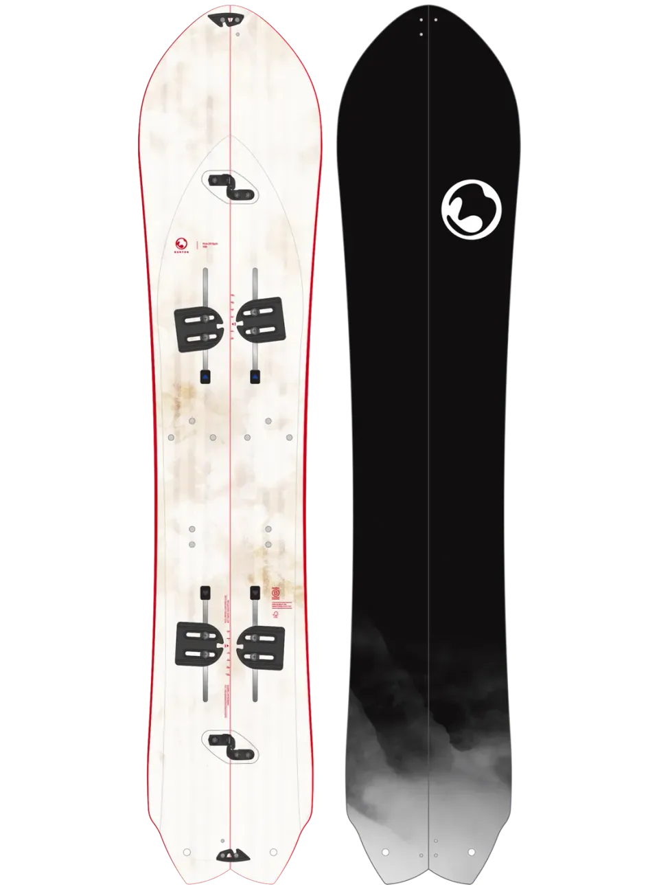 Burton 3D Fish Flat Top splitboard 156 puder