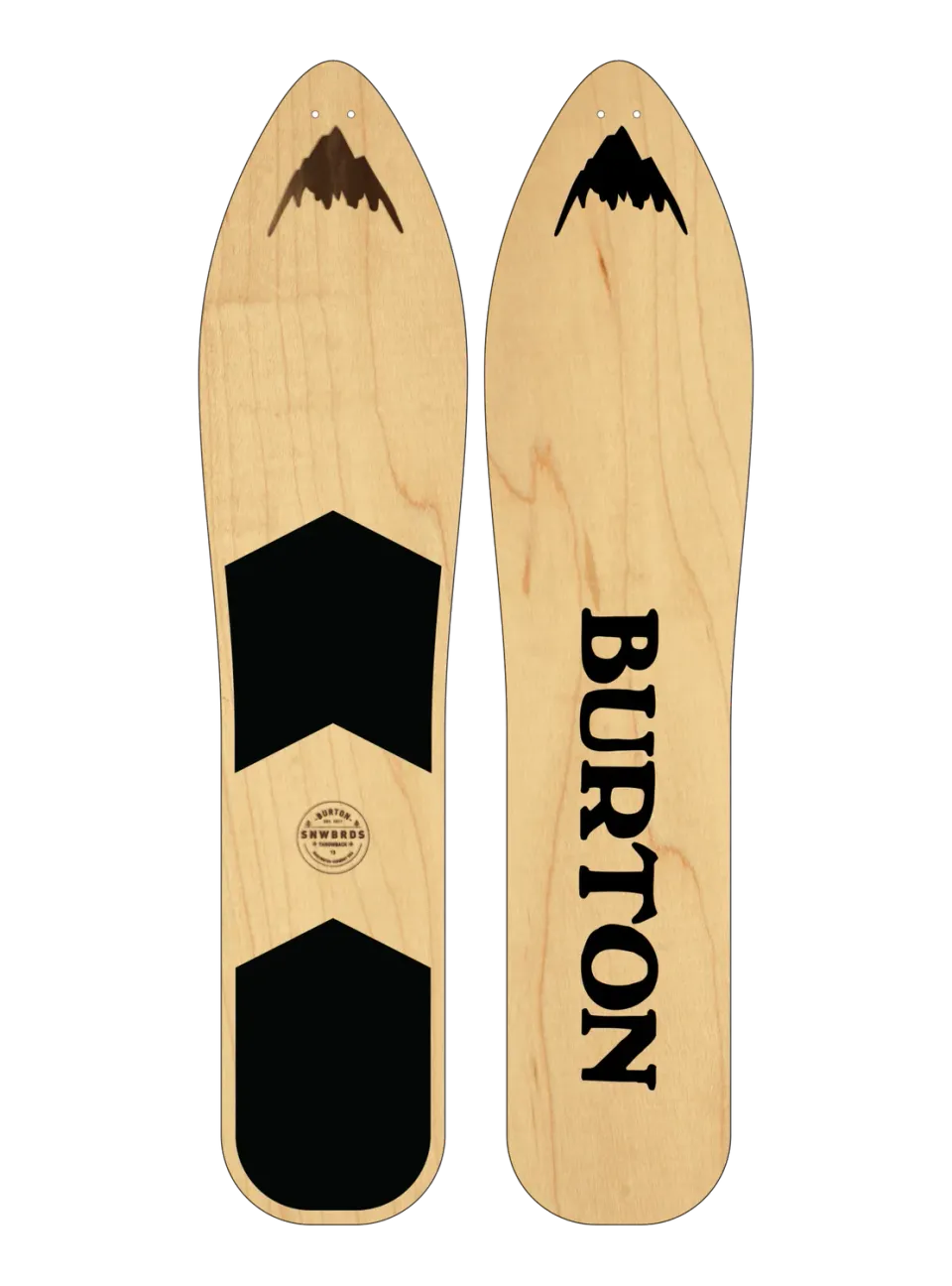 Burton Throwback snowboard 130 pulka snowsurf