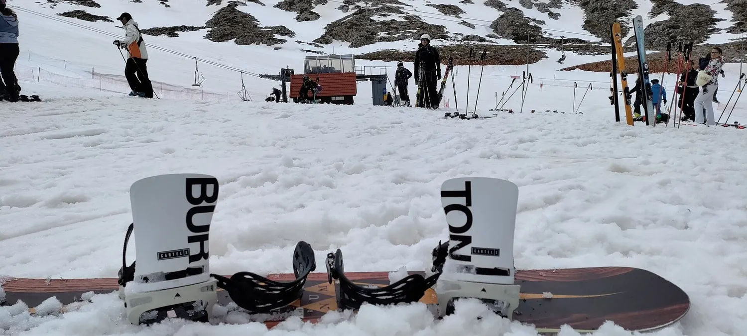 Burton Cartel X snowboardbindningar Marbled Stone