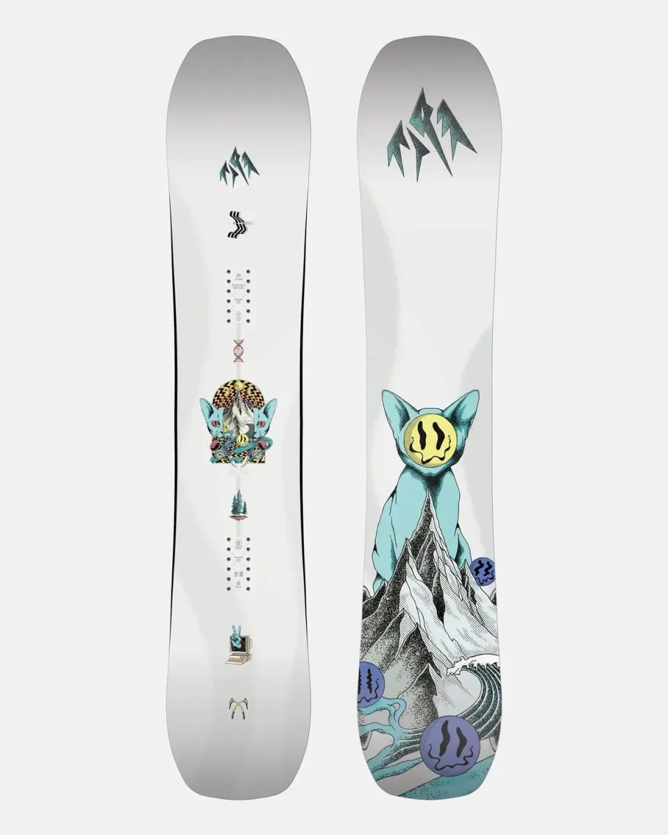 Jones Rally Cat Snowboard herr mellow camber lekfull