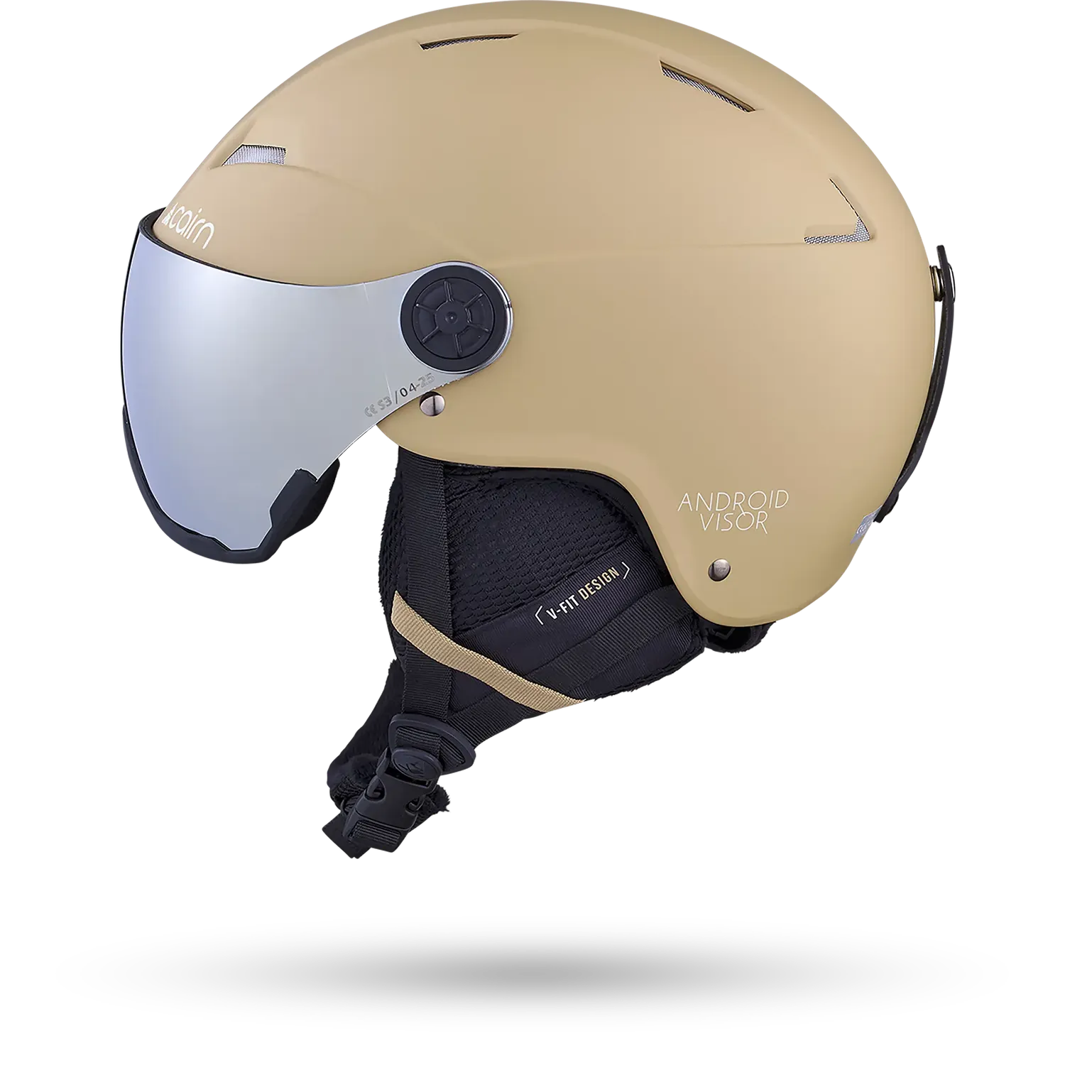 Cairn Android Visor skidhjälm matt linen