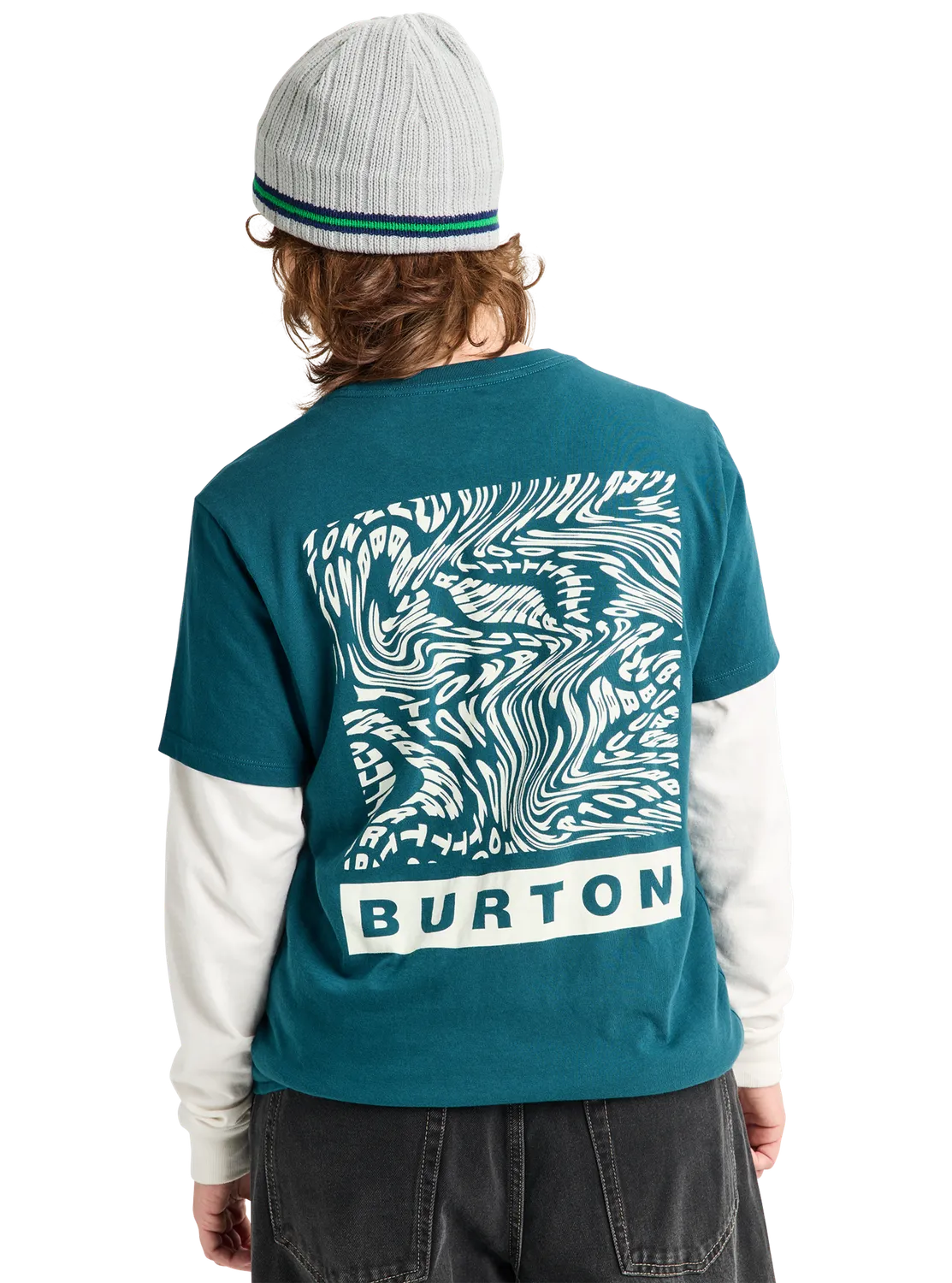 Burton Dejaview Short Sleeve t-shirt Stout White grafisk