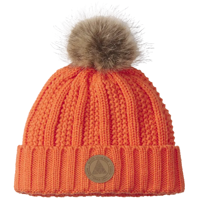 Cairn Zoe mössa mandarin återvunnen pompom
