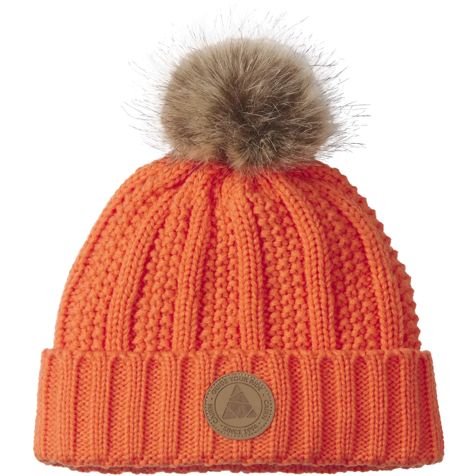 Cairn Zoe mössa mandarin återvunnen pompom