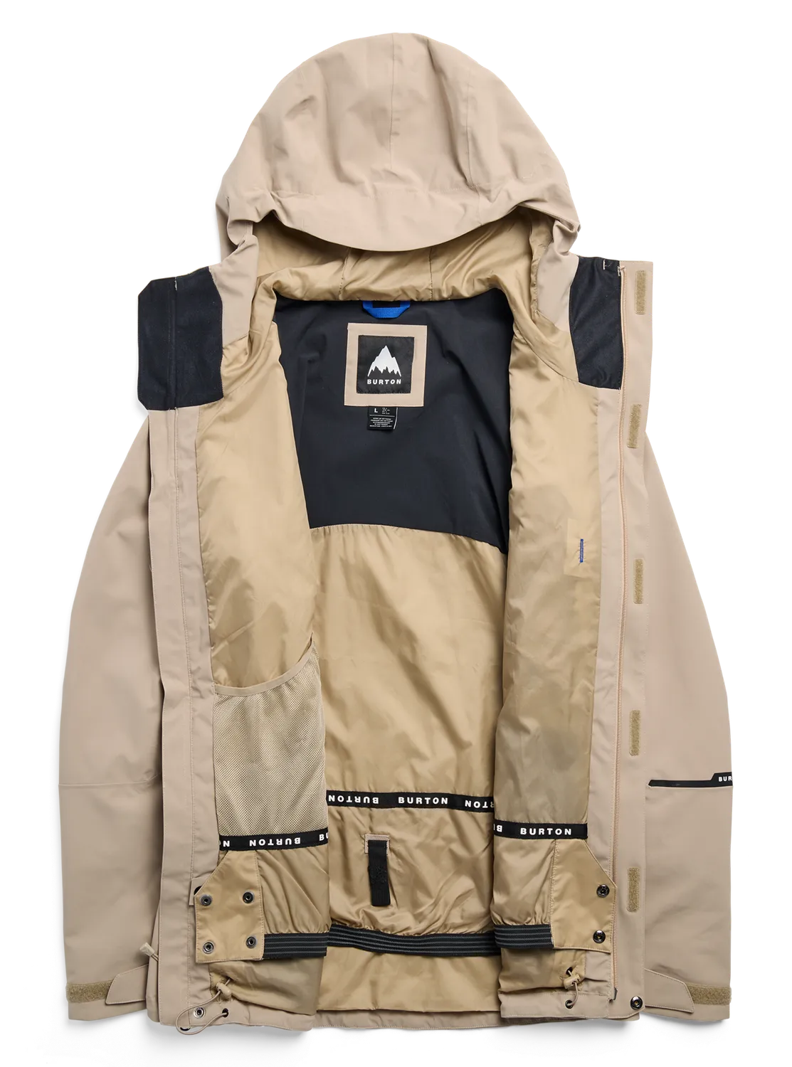 Burton Reserve 2L Stretch skaljacka herr true black 20k/20k