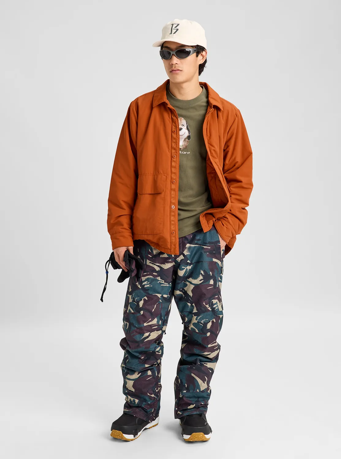 Burton Garrick skidjacka herr True Black