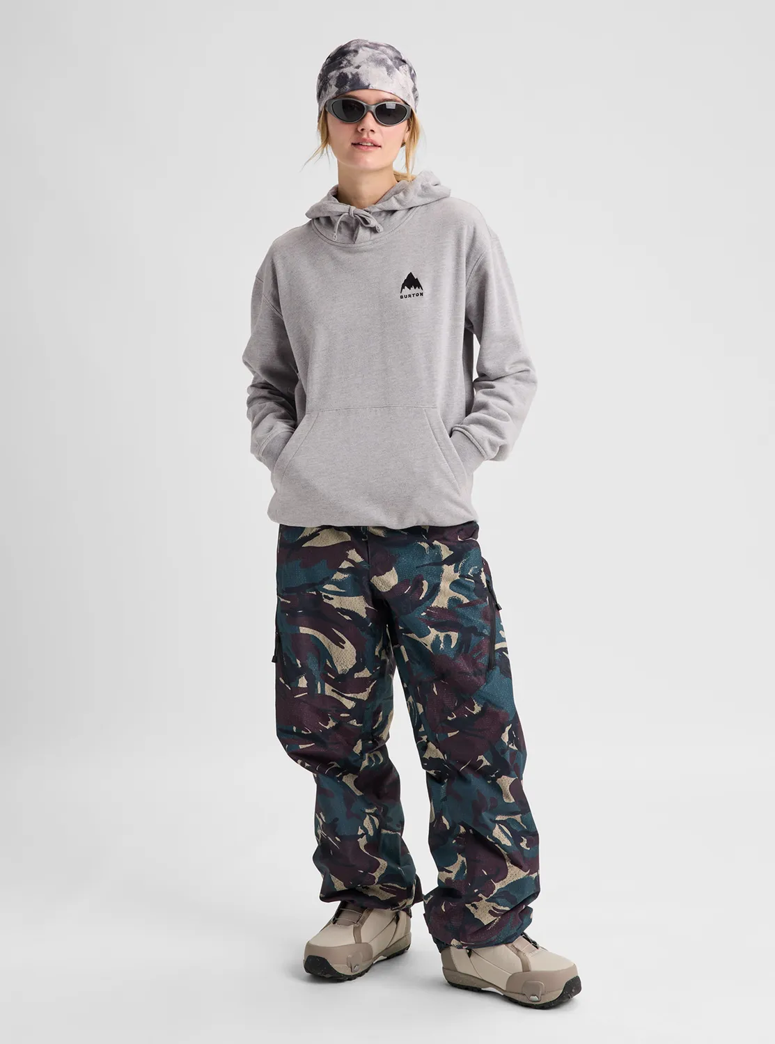 Burton Mountain Pullover huvtröja ekologisk bomull