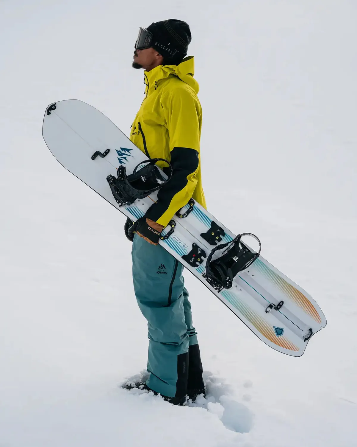 Jones Stratos splitboard herr 159 puderprofil
