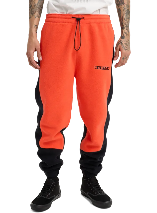 Burton Cinder fleecebyxa Fiesta Red True Black M